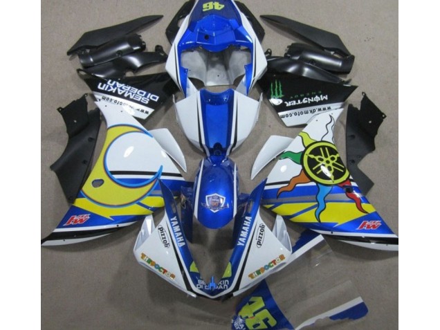 Yamaha R1 09-11 Verkleidungen - Blau Weiß Gelb 46 Yamaha R1 09-11 Verkleidungen - Blau Weiß Gelb 46