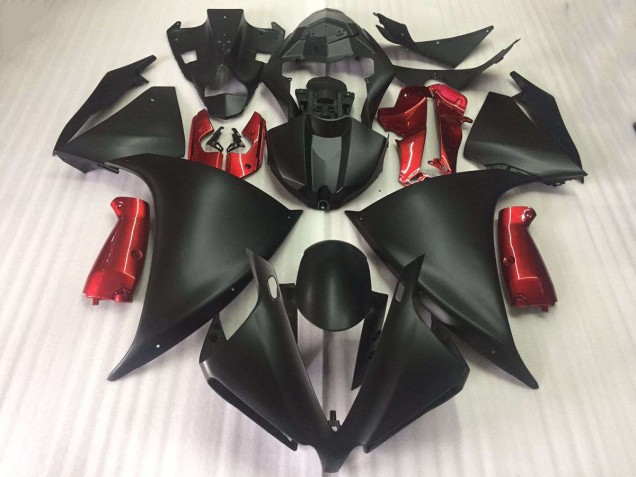 Yamaha R1 09-11 Verkleidungen - Matt Schwarz Glänzend Rot