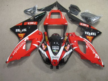 Yamaha R1 09-11 Verkleidungen - Rot Schwarz Weiß SantUnder