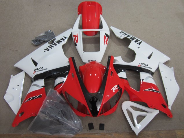Yamaha R1 09-11 Verkleidungen - Rot Weiß Schwarz