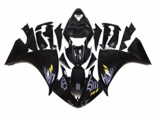 Yamaha R1 09-11 Verkleidungen - Schwarz
