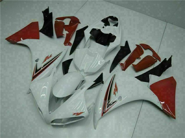 Yamaha R1 09-11 Verkleidungen - Weiß Rot Yamaha R1 09-11 Verkleidungen - Weiß Rot