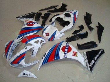 Yamaha R1 09-11 Verkleidungen - Weiß Schwarz Martini