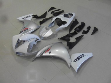 Yamaha R1 09-11 Verkleidungen - Weiß Silber