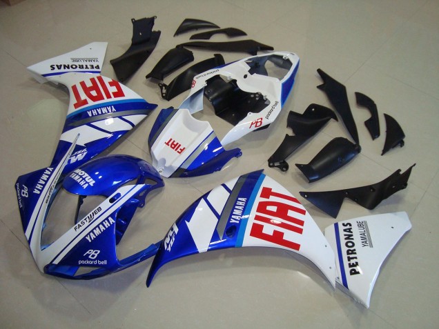 Yamaha R1 12-14 Verkleidungen - Blau Weiß Fiat