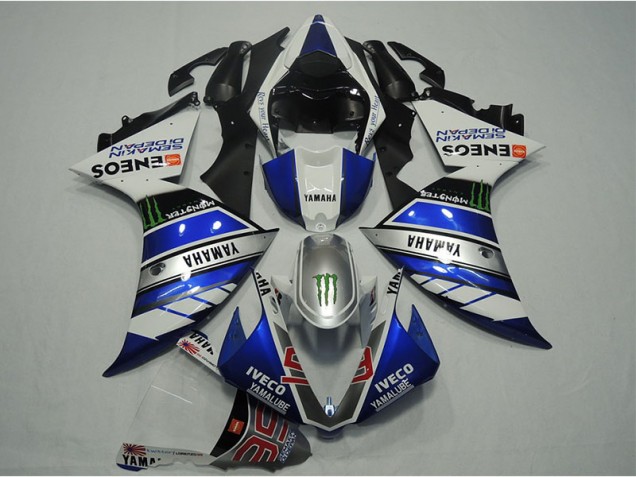 Yamaha R1 12-14 Verkleidungen - Blau Weiß IVECO Yamaha R1 12-14 Verkleidungen - Blau Weiß IVECO