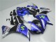 Yamaha R1 12-14 Verkleidungen - Blau Weiß Schwarz