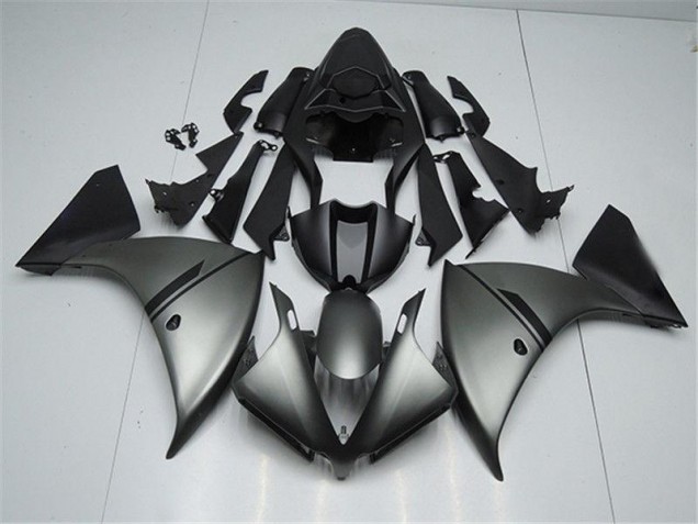 Yamaha R1 12-14 Verkleidungen - Mattgrauschwarz Yamaha R1 12-14 Verkleidungen - Mattgrauschwarz