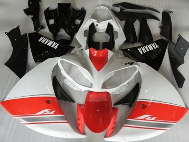 Yamaha R1 12-14 Verkleidungen - Racy Rot Weiß Schwarz