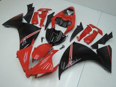 Yamaha R1 12-14 Verkleidungen - Rot Schwarz