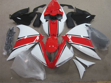 Yamaha R1 12-14 Verkleidungen - Rot Weiß