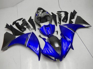 Yamaha R1 12-14 Verkleidungen - Schwarz Blau
