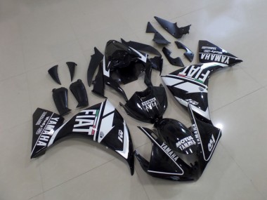 Yamaha R1 12-14 Verkleidungen - Schwarz Weißer Fiat