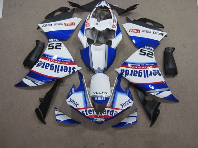 Yamaha R1 12-14 Verkleidungen - Weiß Blau Volvo Sterilgarda 25