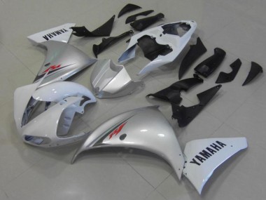 Yamaha R1 12-14 Verkleidungen - Weiß Silber