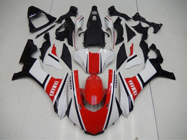 Yamaha R1 15-19 Verkleidung - Rot Weiß