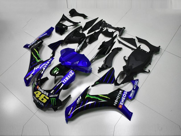 Yamaha R1 15-19 Verkleidungen - Blau Blau Weiß ENEOS 46 Monster