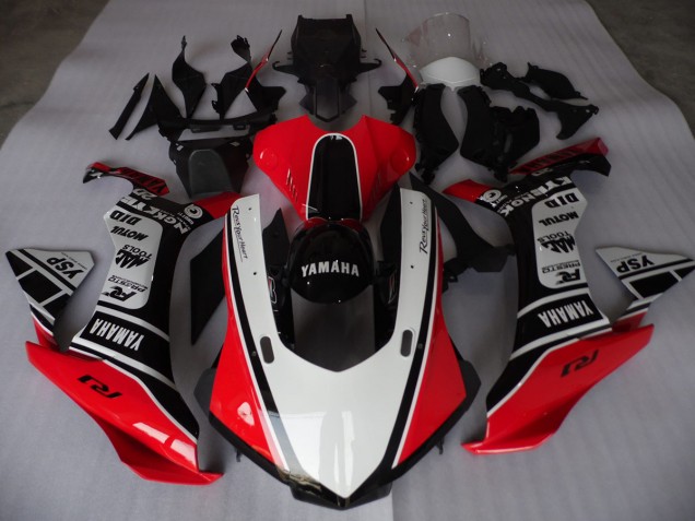 Yamaha R1 15-19 Verkleidungen - Rot Weiß Schwarz Yamaha R1 15-19 Verkleidungen - Rot Weiß Schwarz