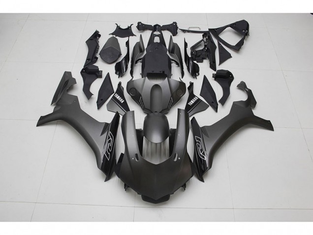Yamaha R1 15-19 Verkleidungen - Schwarz Weiß Aufkleber