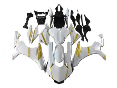 Yamaha R1 15-19 Verkleidungen - Weiß Gold
