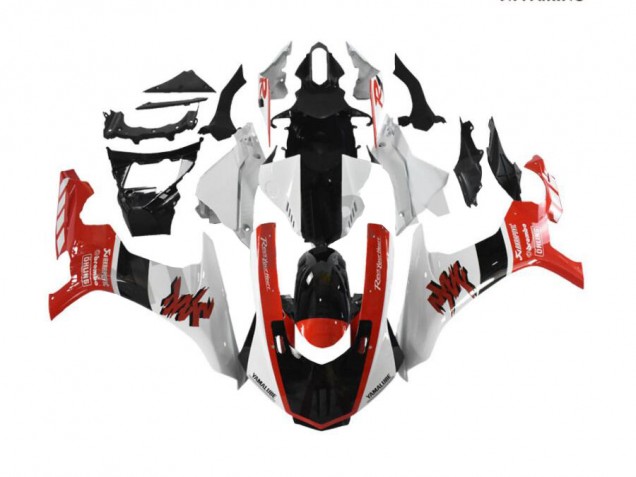 Yamaha R1 15-19 Vollverkleidung - Rot Weiß Yamaha R1 15-19 Vollverkleidung - Rot Weiß