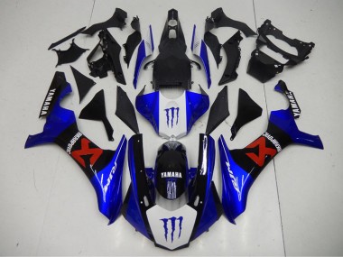 Yamaha R1 15-19 Vollverkleidung - Schwarz Blau