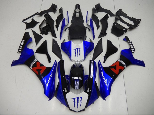 Yamaha R1 15-19 Vollverkleidung - Schwarz Blau