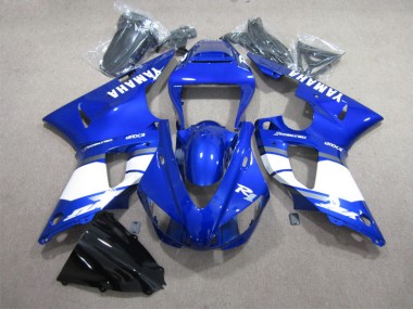 Yamaha R1 98-99 Verkleidungen - Blau Weißer Aufkleber