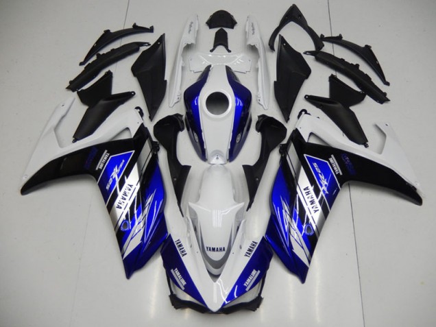 Yamaha R3 15-22 Verkleidung - Blau Weiß