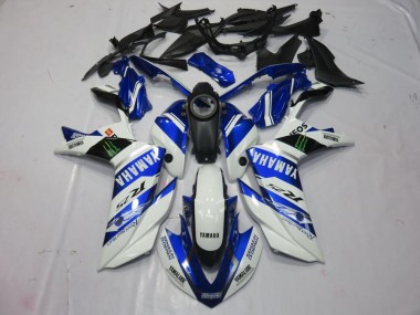 Yamaha R3 15-22 Verkleidungen - Weiß Monster