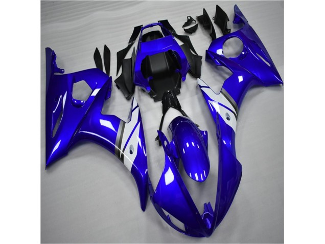 Yamaha R6 03-05 Verkleidung - Blau Weiß
