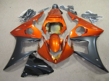 Yamaha R6 03-05 Verkleidung - Orange Schwarz