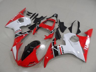 Yamaha R6 03-05 Verkleidung - Rot Weiß Schwarz