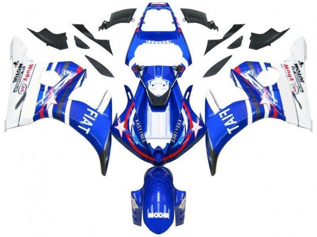 Yamaha R6 03-05 Verkleidungen - Blau Star Fiat Yamaha R6 03-05 Verkleidungen - Blau Star Fiat