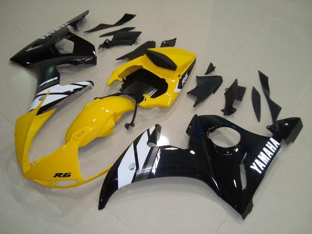 Yamaha R6 03-05 Verkleidungen - Gelb Schwarz Yamaha R6 03-05 Verkleidungen - Gelb Schwarz