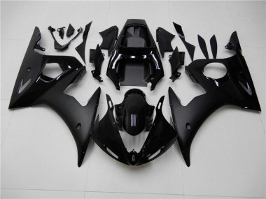 Yamaha R6 03-05 Verkleidungen - Matt schwarz Glänzend