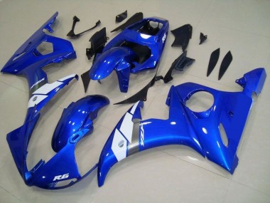 Yamaha R6 03-05 Verkleidungen - OEM Stil Blau