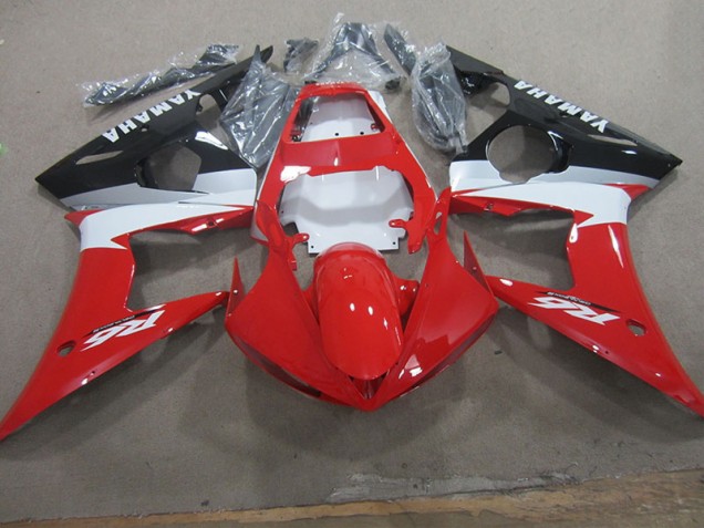 Yamaha R6 03-05 Verkleidungen - Rot Weiß Aufkleber Yamaha R6 03-05 Verkleidungen - Rot Weiß Aufkleber