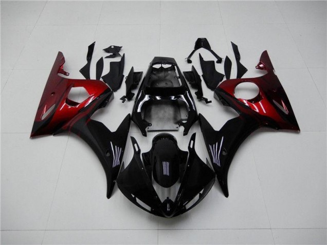 Yamaha R6 03-05 Verkleidungen - Schwarz Rot Yamaha R6 03-05 Verkleidungen - Schwarz Rot
