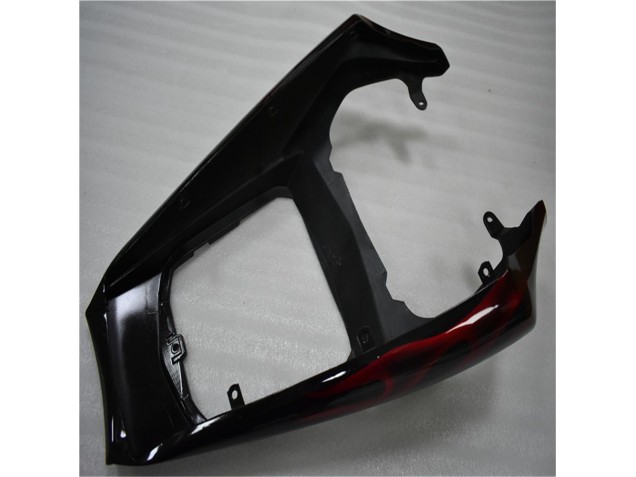 Yamaha R6 03-05 Verkleidungen - Schwarz rote Flamme