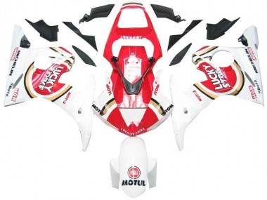 Yamaha R6 03-05 Verkleidungen - Weiß Rot Lucky Strike