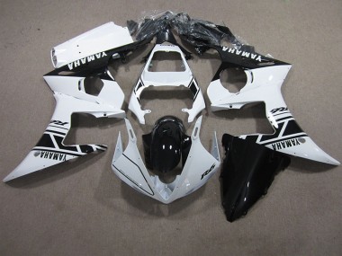 Yamaha R6 03-05 Verkleidungen - Weiß Schwarz