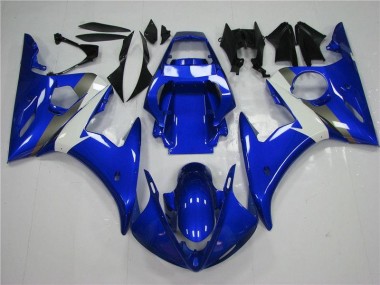 Yamaha R6 03-05 Vollverkleidung - Blau Weiß