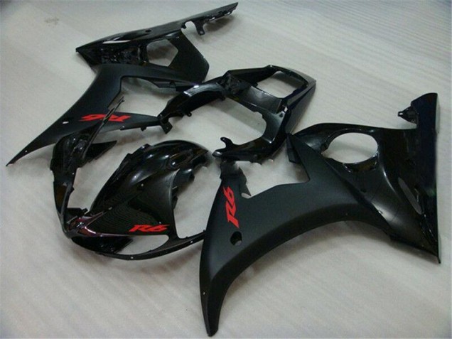 Yamaha R6 03-05 Vollverkleidung - Schwarz