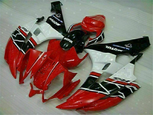 Yamaha R6 06-07 Motorrad Verkleidung - Rot Weiß