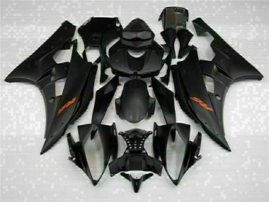 Yamaha R6 06-07 Motorrad Verkleidung - Schwarz