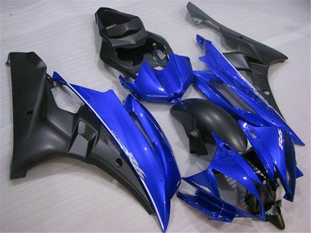 Yamaha R6 06-07 Motorrad Verkleidungen - Blau Schwarz
