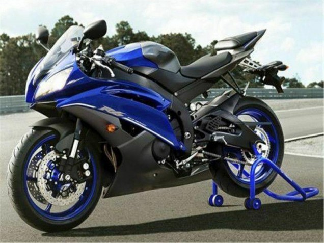 Yamaha R6 06-07 Motorrad Verkleidungen - Blau Schwarz