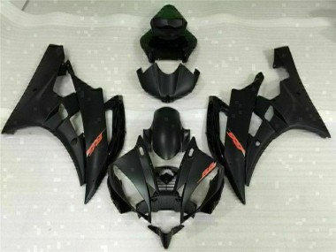 Yamaha R6 06-07 Motorrad Verkleidungen - Schwarz