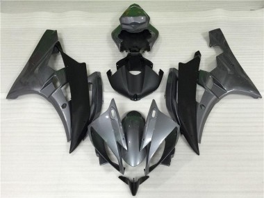 Yamaha R6 06-07 Verkleidung - Grau Schwarz
